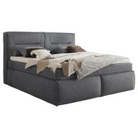 BOXSPRINGBETT 200/220 cm  in Anthrazit  - Anthrazit, MODERN, Holzwerkstoff/Kunststoff (200/220cm) - MID.YOU