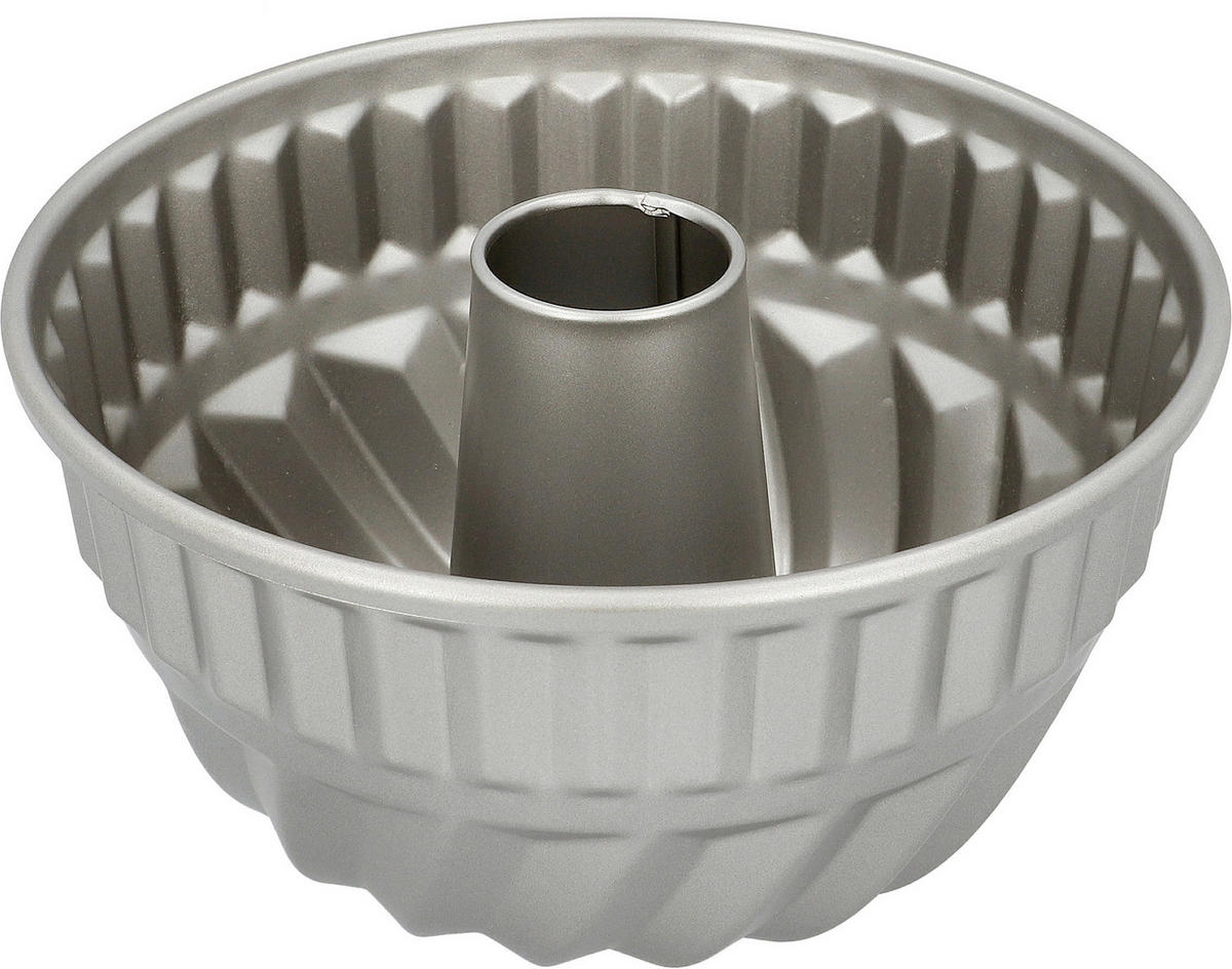 GUGELHUPFFORM  - Silberfarben, KONVENTIONELL, Metall (24/12,5/24cm) - Birkmann