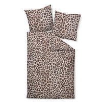 BETTWÄSCHE Makosatin 155/200 cm  - Braun, Design, Textil (155/200cm) - Janine