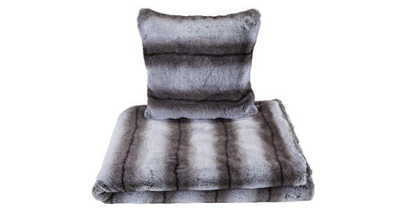 FELLDECKE 150/200 cm - Grau, KONVENTIONELL, Textil (150/200cm) - Ambiente