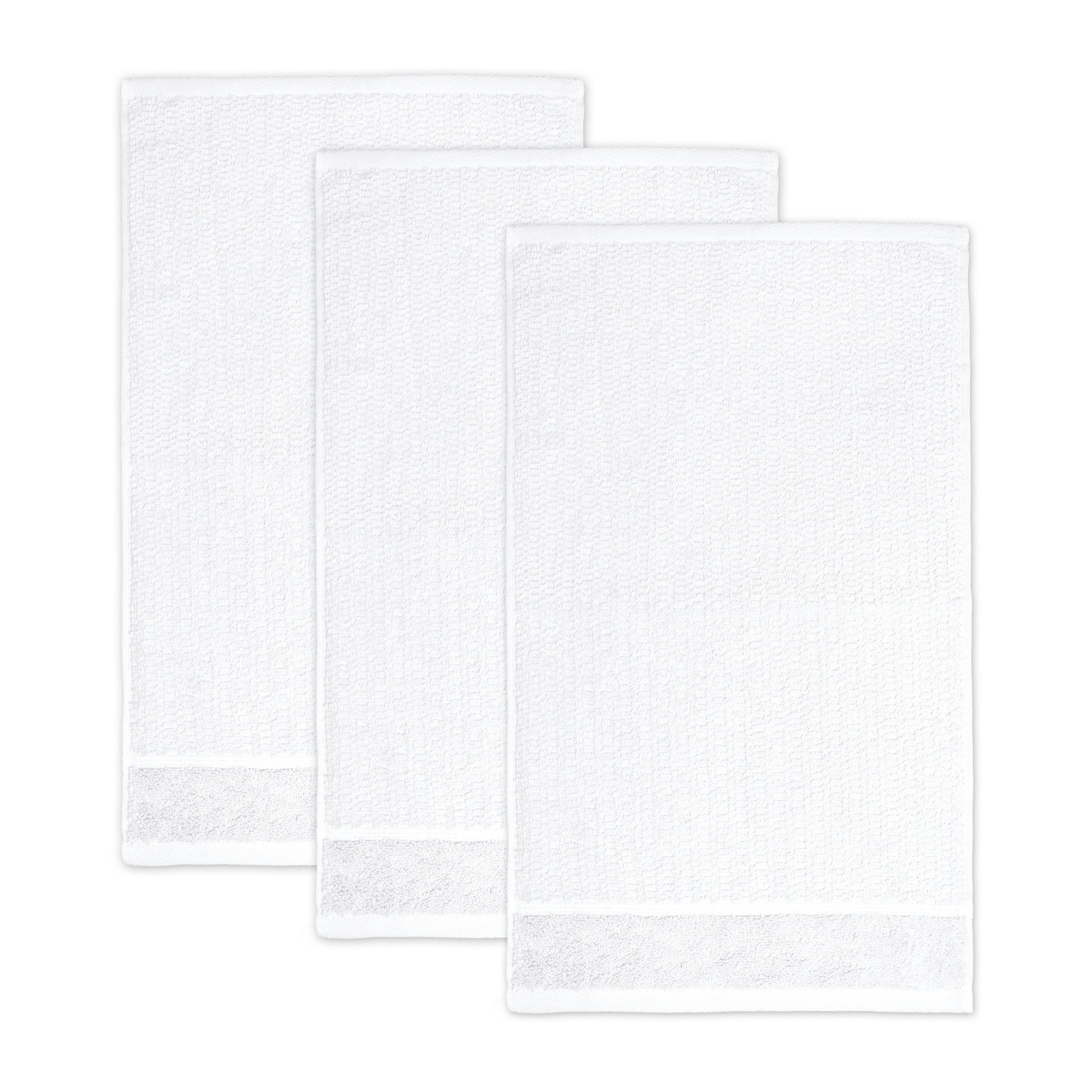 GÄSTETUCHSET 30/50 cm FROTTANA PEARL Weiß 3-teilig  - Weiß, Basics, Textil (30/50cm) - Moeve