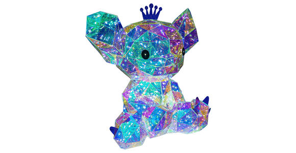 TISCHLEUCHTE - Transparent/Perlmutt, Trend, Kunststoff (21/27/30cm) - Novel