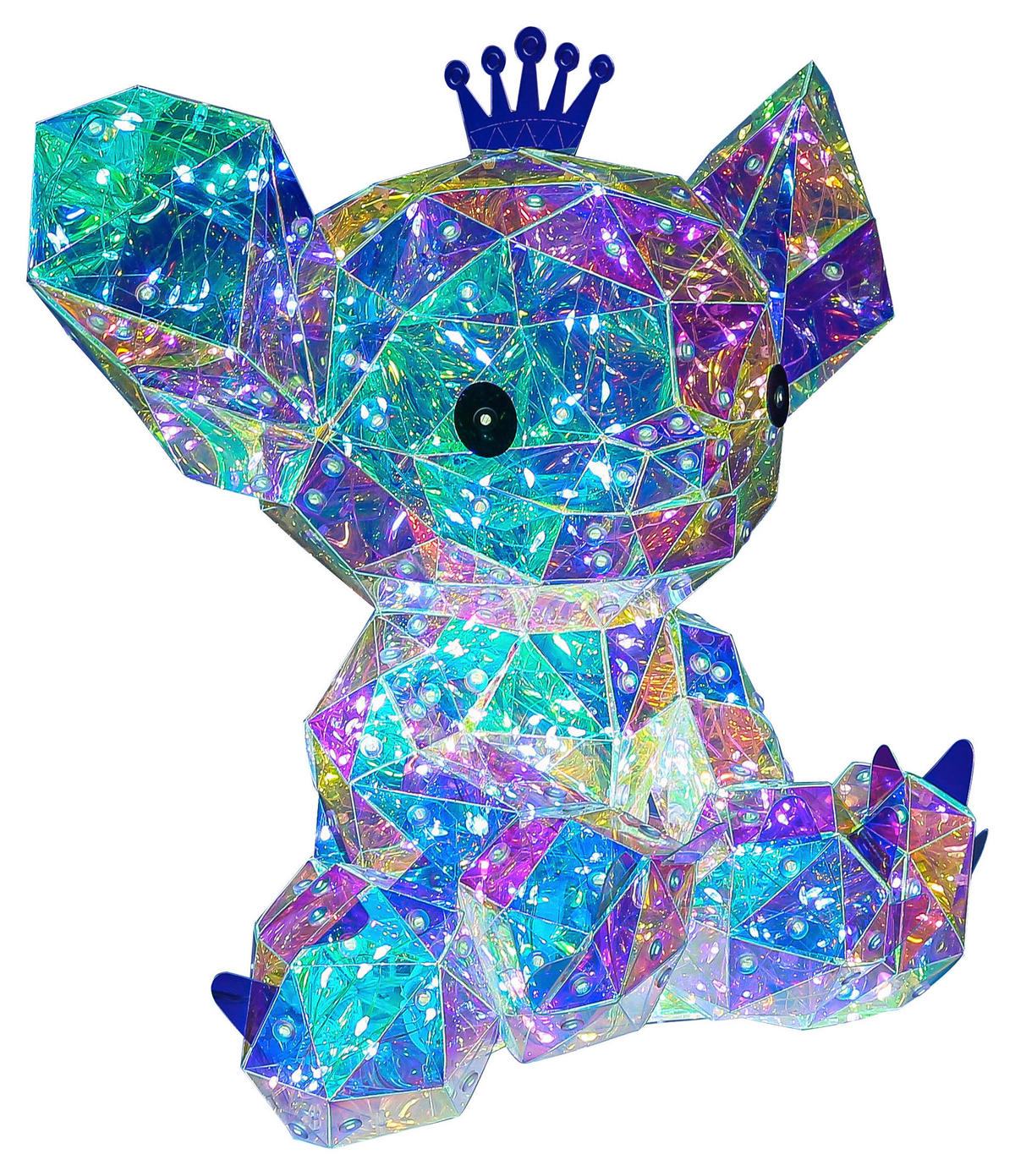 TISCHLEUCHTE - Transparent/Perlmutt, Trend, Kunststoff (21/27/30cm) - Novel