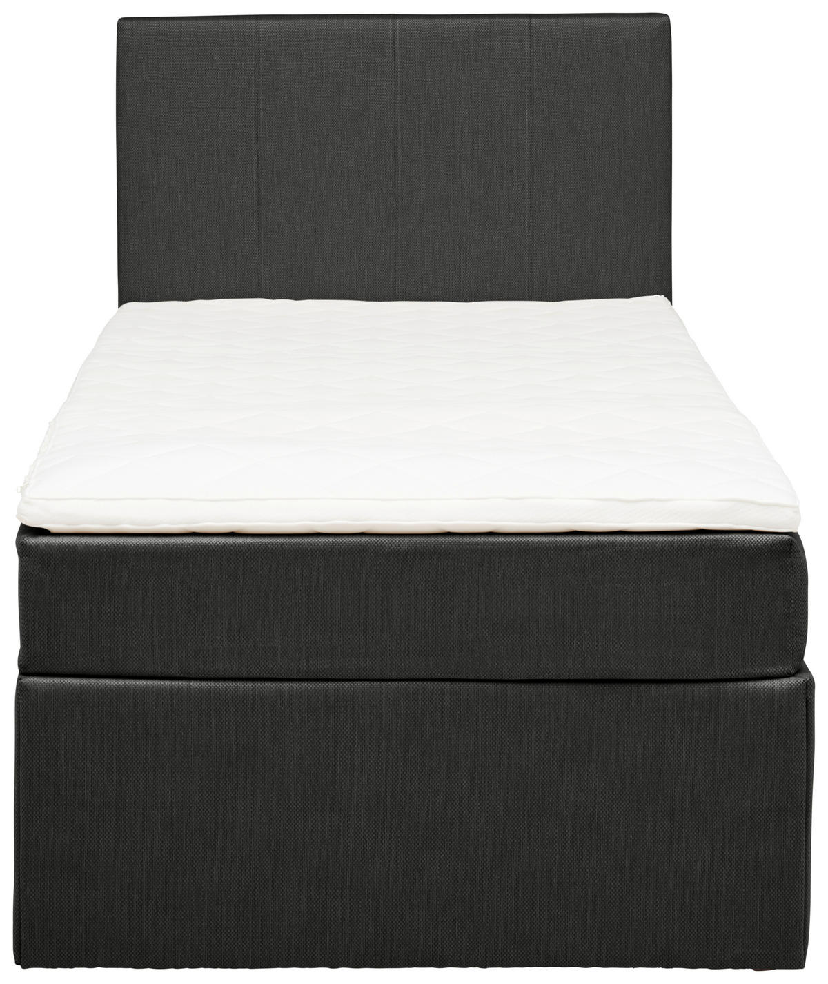 BOXBETT 90/200 cm  in Grau  - Schwarz/Grau, Basics, Kunststoff/Textil (90/200cm) - P & B
