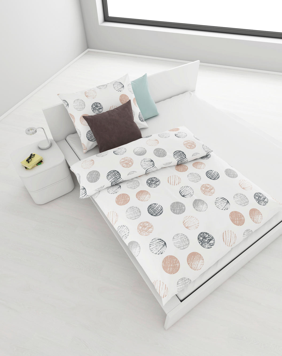 ÁGYNEMŰHUZAT-GARNITÚRA 140/200 cm  - szürke, Konventionell, textil (140/200cm) - Boxxx