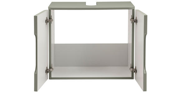 WASCHBECKENUNTERSCHRANK 61/53/35 cm  - Schilfgrün, KONVENTIONELL, Holzwerkstoff (61/53/35cm) - Xora