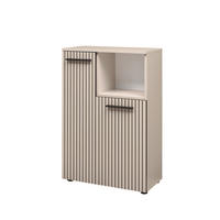MIDISCHRANK 60/89/30 cm  - Kaschmir/Schwarz, Trend, Holzwerkstoff/Kunststoff (60/89/30cm) - MID.YOU