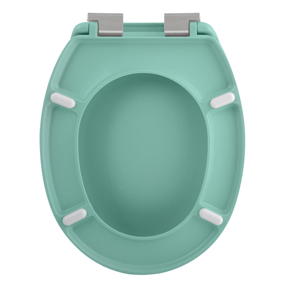 WC-SITZ - Salbeigrün, Basics, Kunststoff (45.5/37/5.5cm) - Spirella