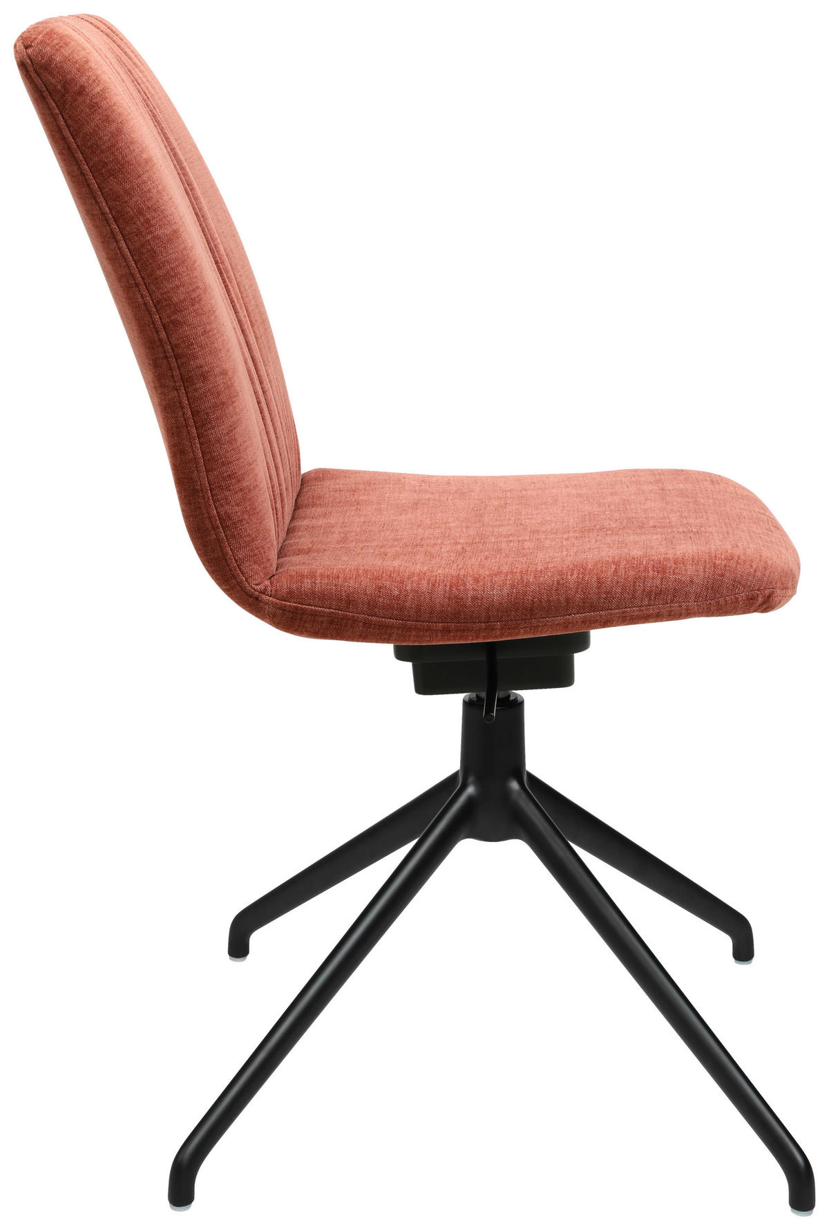 STUHL  in Stahl Flachgewebe  - Rot, Design, Textil/Metall (46/85-88/55cm) - Johann Jakob