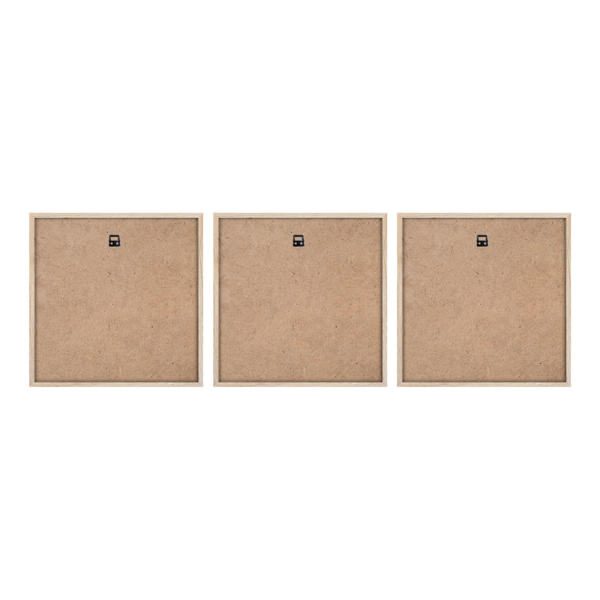 BILDERSET - Beige/Hellblau, Basics, Holz/Papier (30/30/2.5cm)