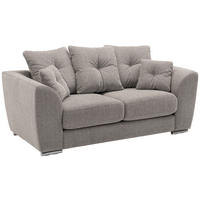 SOFFA i grå  - kromfärg/grå, Modern, metall/textil (197/91/97cm) - Welnova