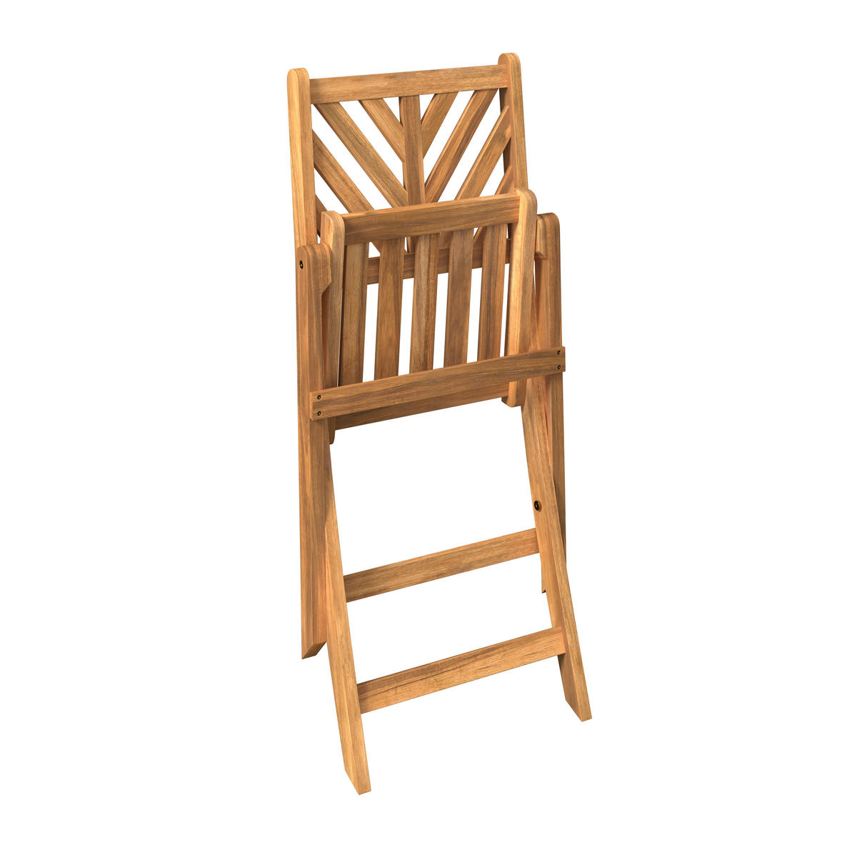 BALKÓNOVÁ ZOSTAVA  - farba akácie, Modern, drevo (57/57/74cm) - Ambia Garden