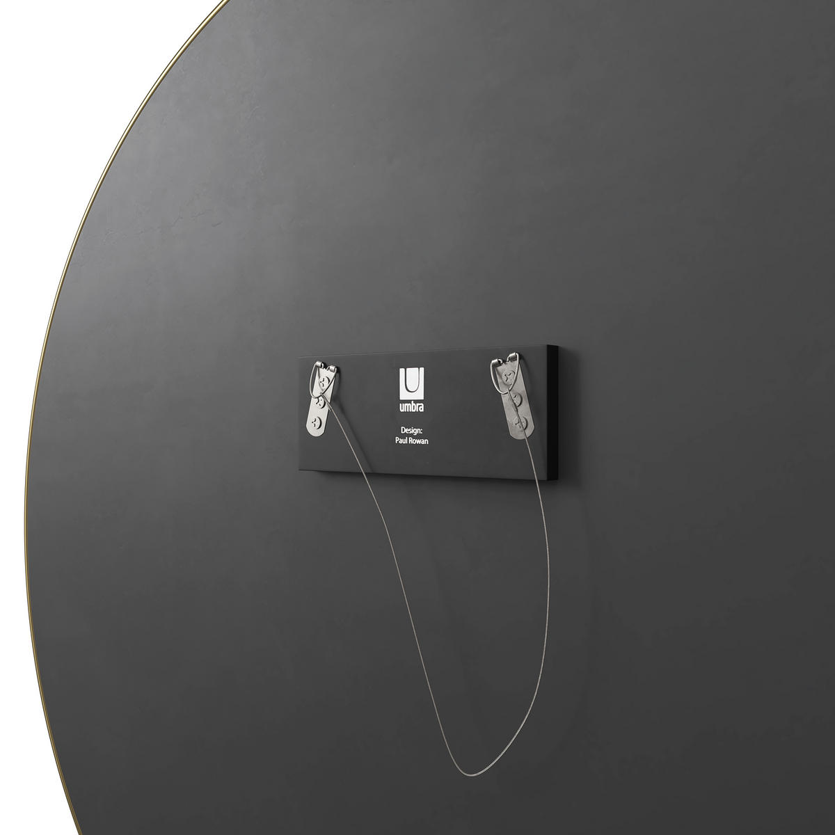 WANDSPIEGEL  - Goldfarben, Basics, Glas/Metall (86cm) - Umbra