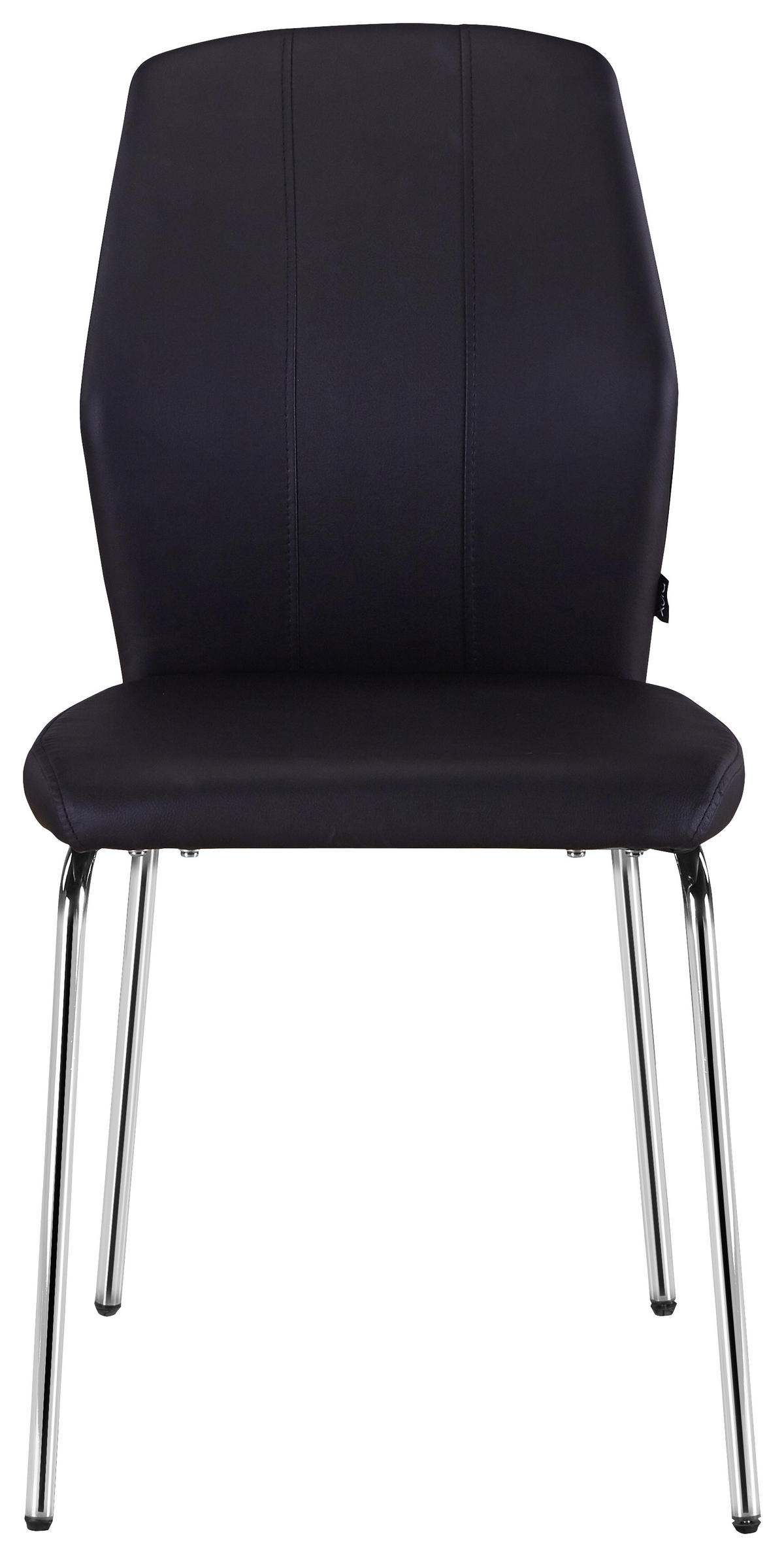 STOLICA  crna, boja hroma       - boja hroma/crna, Dizajnerski, metal/tekstil (47/90/58cm) - Carryhome