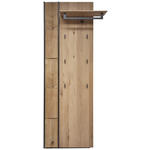 GARDEROBENPANEEL  in 79/196/35 cm  - Eichefarben, Design, Holz/Metall (79/196/35cm) - Johann Jakob