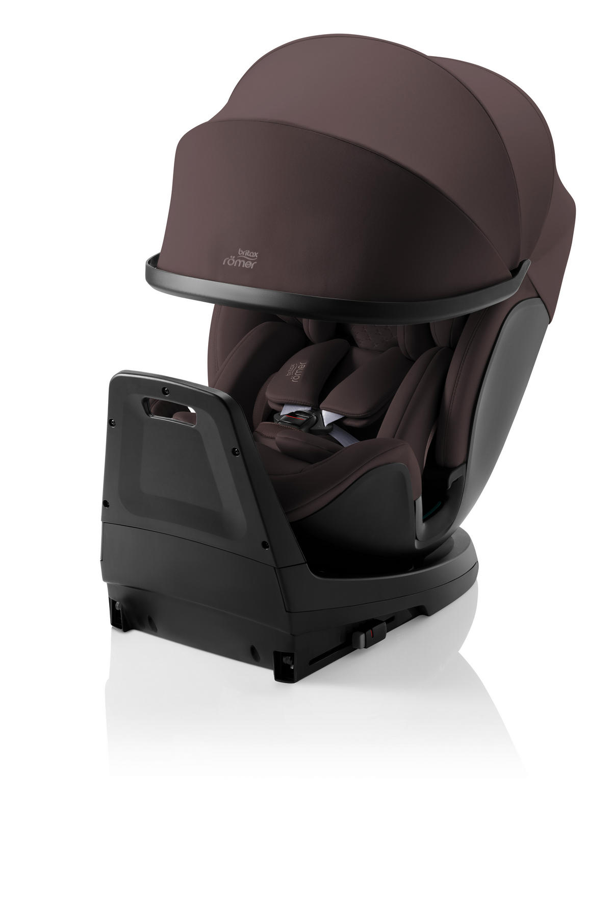 REBOARDER-KINDERSITZ SWIVEL-GROW MAX AIR Chocolate  - Dunkelbraun, Basics, Kunststoff/Textil (44/57/56cm) - Britax Römer