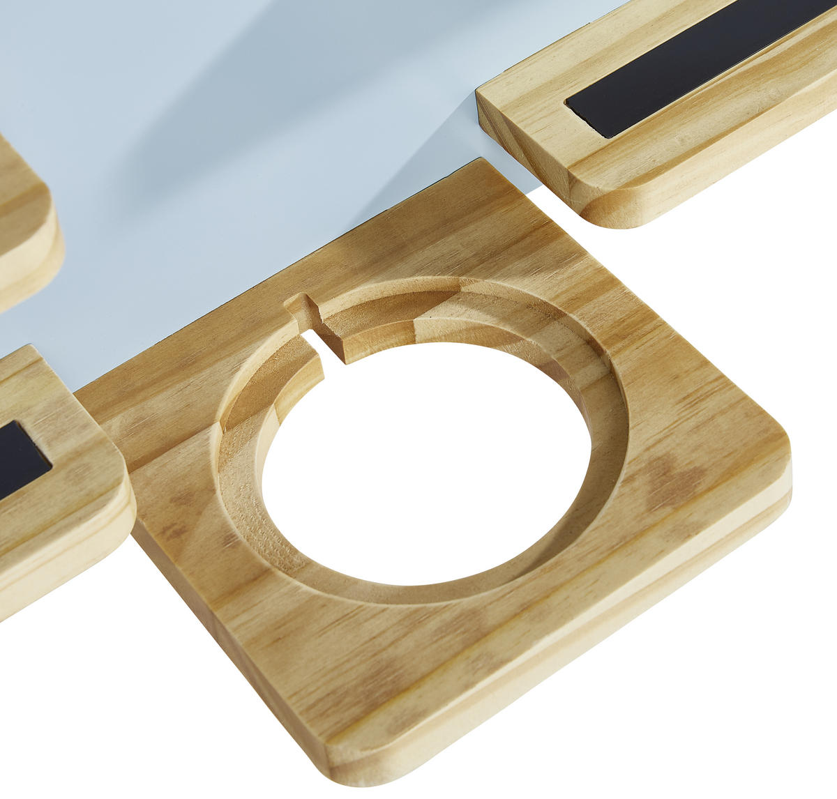Regal für Toniebox und Figuren 50/32,5/15 cm  - Naturfarben/Hellblau, Trend, Holz (50/32,5/15cm) - Ben'n'jen
