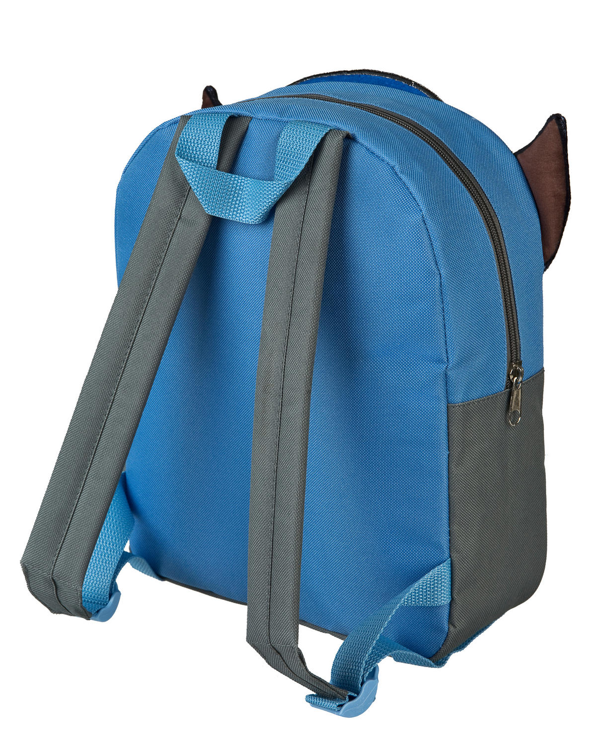 KINDERRUCKSACK - Blau/Braun, Basics, Textil (25,5/31,5/10cm)