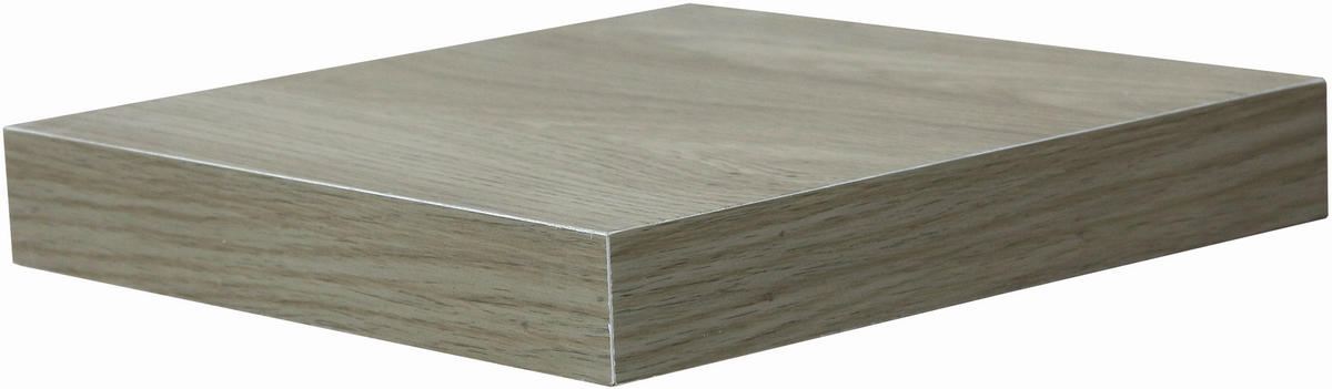 POLICA ZIDNA hrast Sonoma  drvni materijal  - hrast Sonoma, Design, drvni materijal (23,5/3,8/23,5cm) - Carryhome