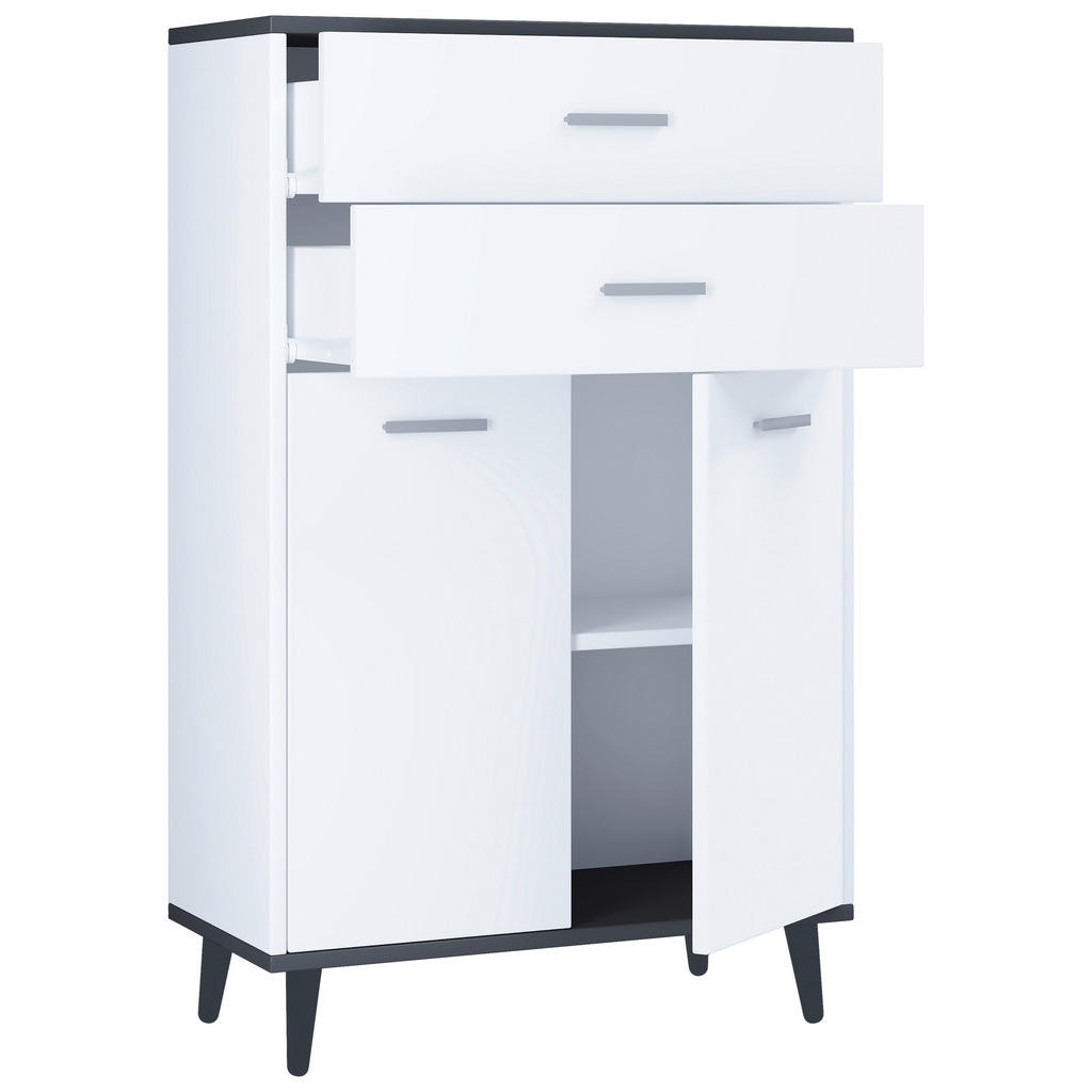 Highboard Lindas Weiß B: 60 cm