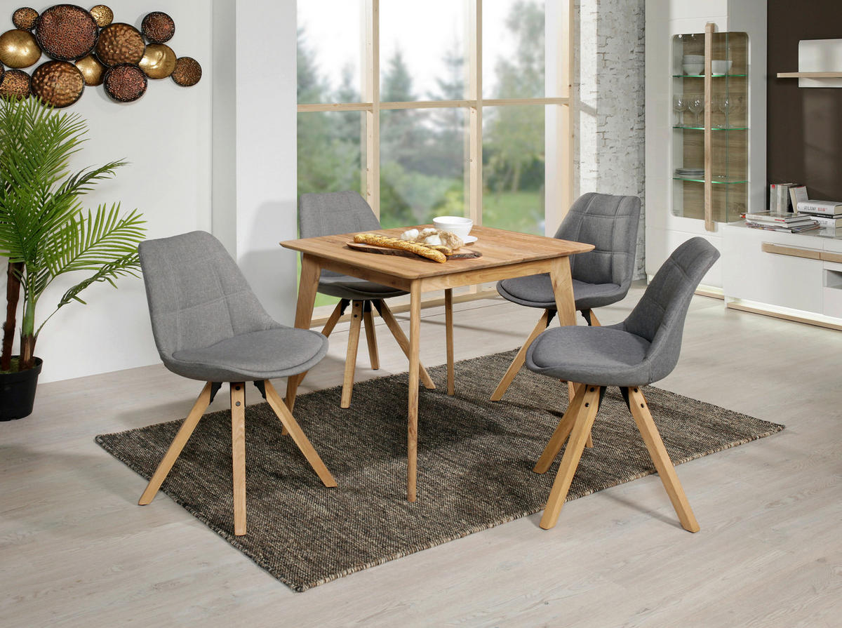 STOL ZA BLAGOVAONICU  boje hrasta  drvo      - boje hrasta, Design, drvo (80/80/76cm) - Carryhome