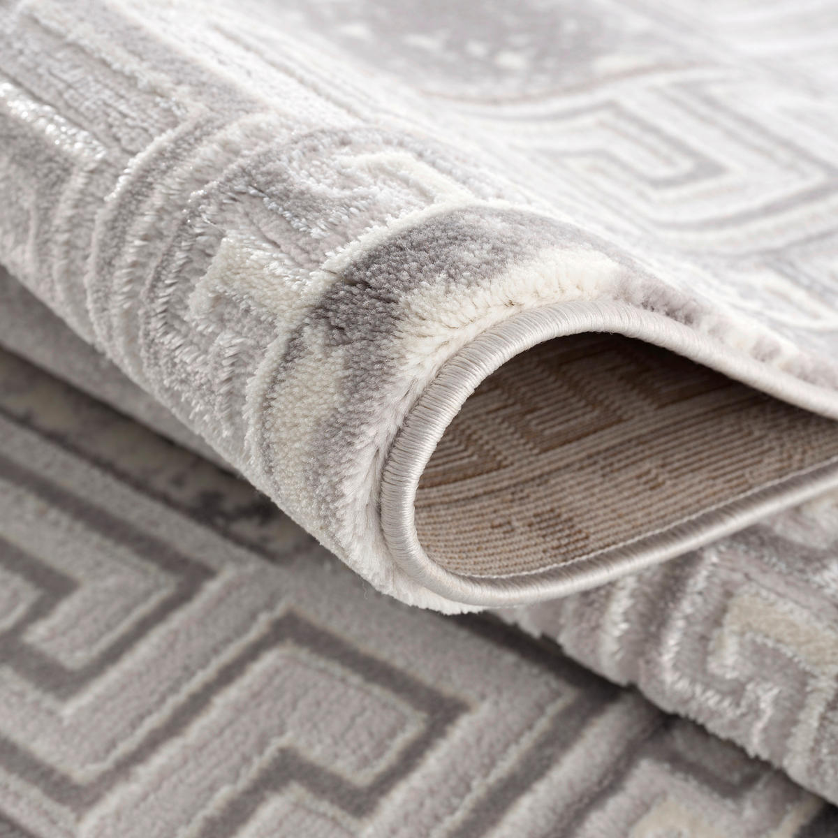 WEBTEPPICH 80/150 cm Harmony Hellgrau rechteckig  - Hellgrau, LIFESTYLE, Textil (80/150cm) - Novel