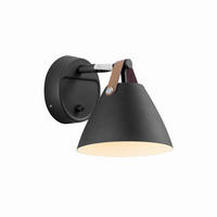 WANDLEUCHTE 16,5/17 cm   - Schwarz, KONVENTIONELL, Metall (16,5/17cm) - Nordlux