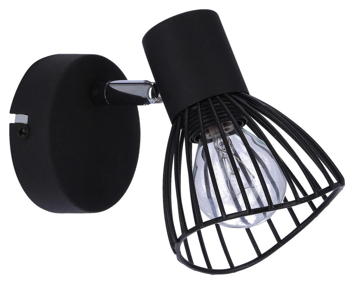 WANDSTRAHLER 8/12/12 cm   - Schwarz, Basics, Metall (8/12/12cm)