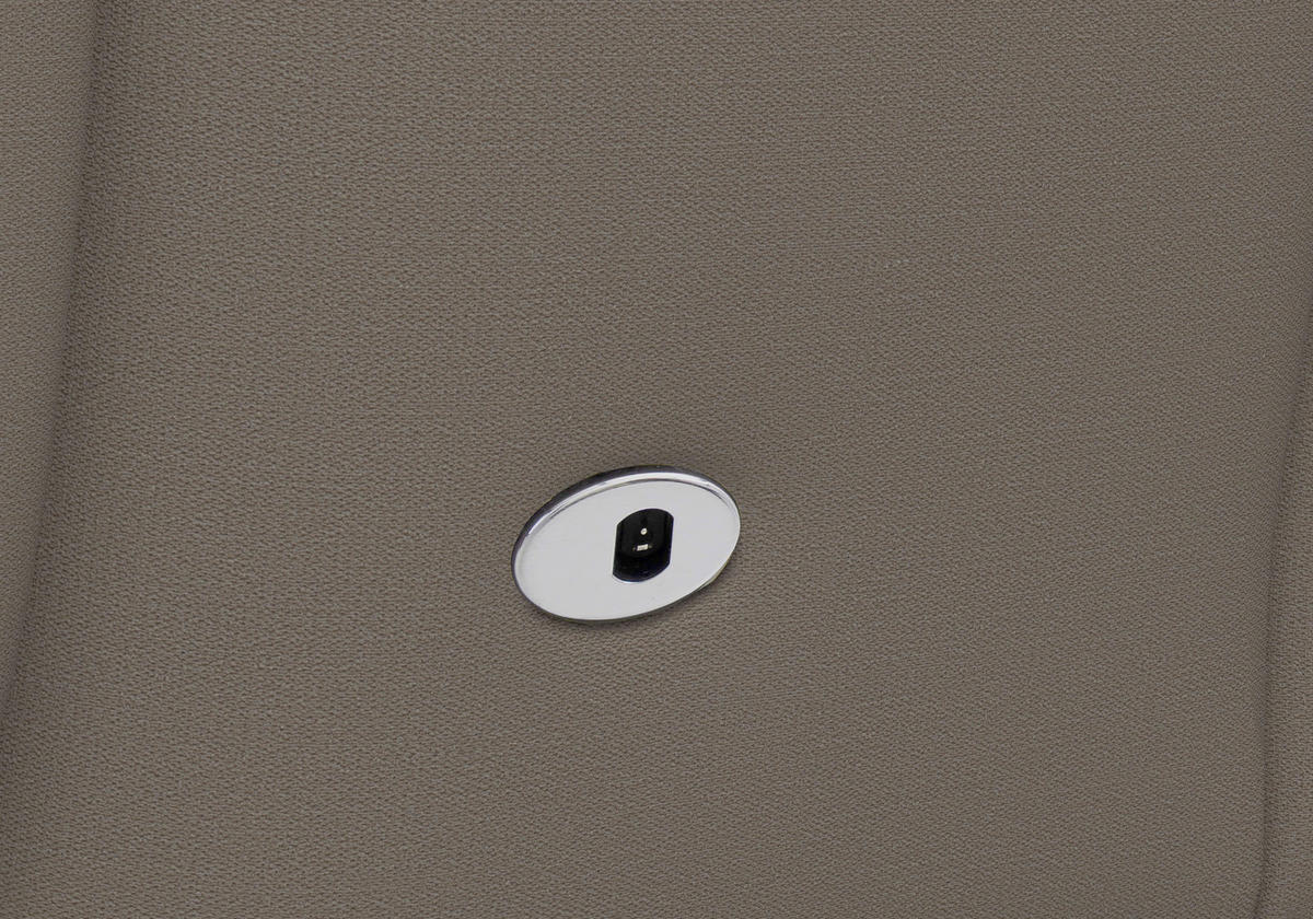 RELAXSESSEL Textil Taupe  - Taupe/Schwarz, Basics, Kunststoff/Textil (76/110/84cm) - Sit & More