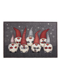 DVEŘNÍ ROHOŽKA, 40/60 cm - šedá/bílá, Konvenční, textil/plast (40/60cm) - Esposa