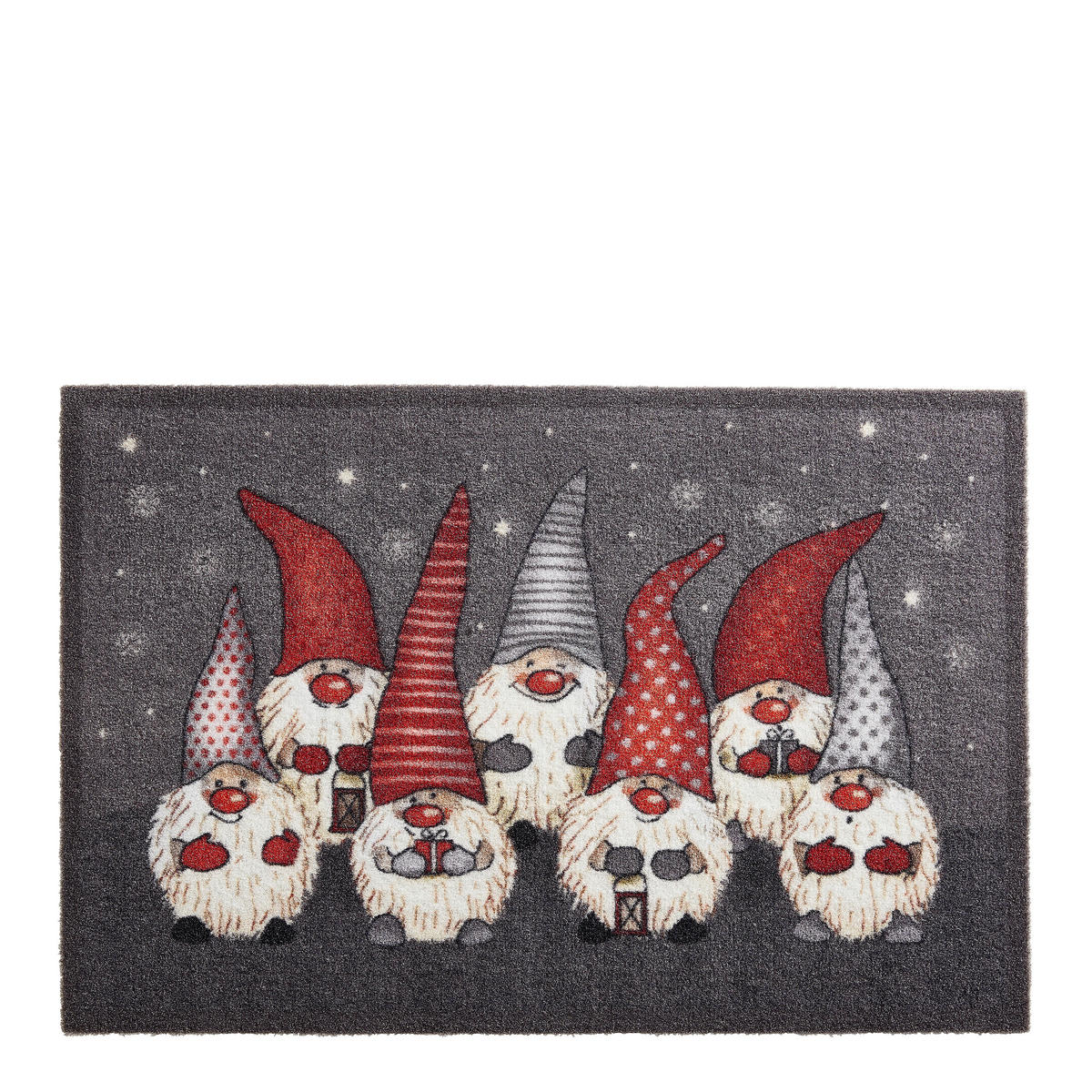 DVEŘNÍ ROHOŽKA, 40/60 cm - šedá/bílá, Konvenční, textil/plast (40/60cm) - Esposa