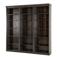 BÜCHERWAND Kiefer massiv Kieferfarben, Dunkelbraun  - Dunkelbraun/Kieferfarben, Design, Holz (223/222/34cm) - Livetastic