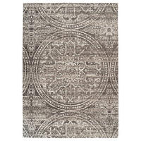 KOBEREC TKANÝ NA PLOCHO, 120/170 cm, šedá - šedá, Konvenční, textil (120/170cm)