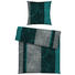 BETTWÄSCHE Biber Petrol, Silberfarben 135/200 cm - Silberfarben/Petrol, KONVENTIONELL, Textil (135/200cm) - Novel