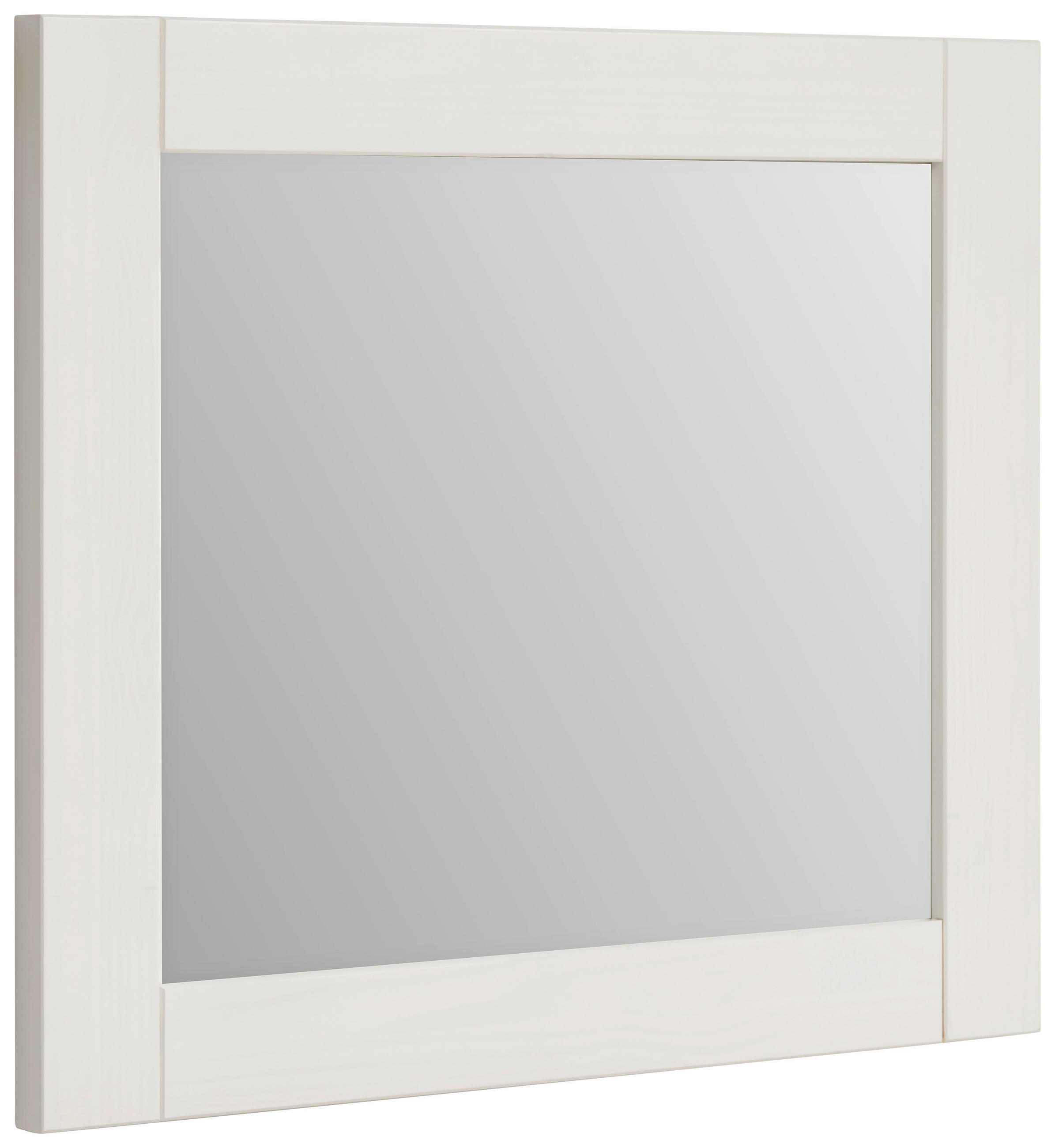 WANDSPIEGEL 80/70/4 cm    in rechteckig  - Weiß, ROMANTIK / LANDHAUS, Glas/Holz (80/70/4cm) - MID.YOU