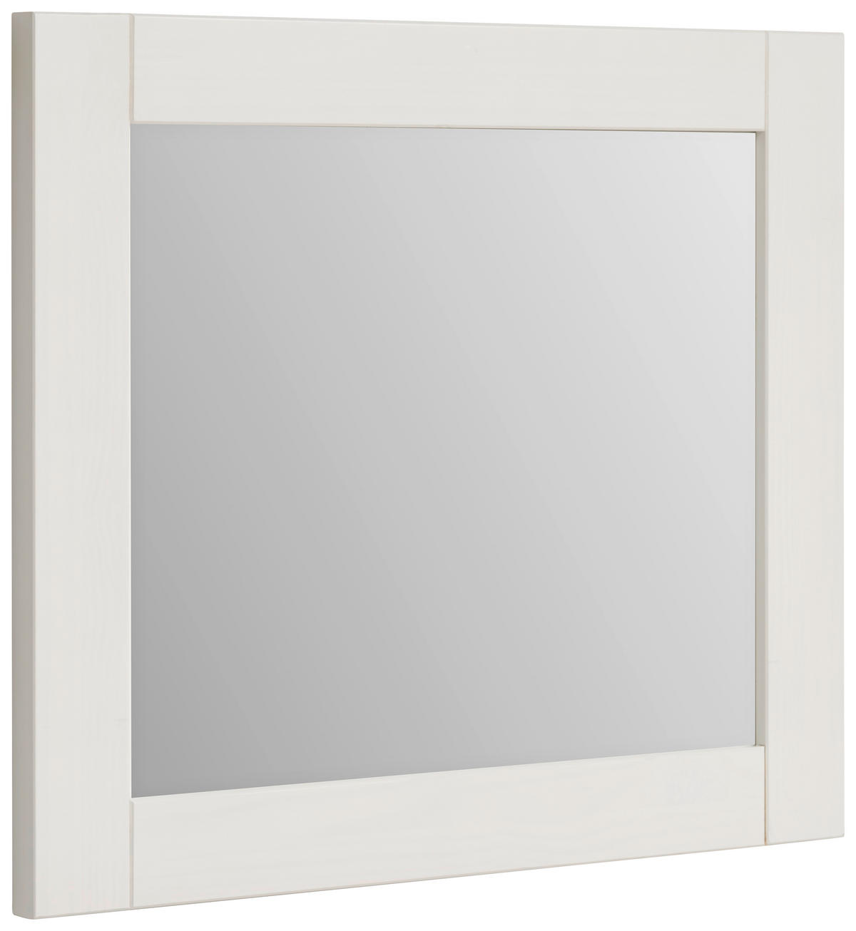 WANDSPIEGEL 80/70/4 cm    in rechteckig  - Weiß, ROMANTIK / LANDHAUS, Glas/Holz (80/70/4cm) - MID.YOU