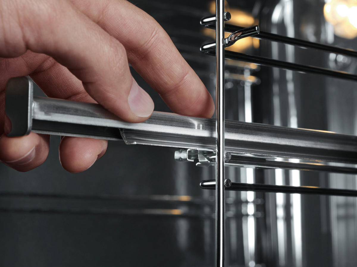 BACKOFENAUSZUG PCN 902 980 341  - Edelstahlfarben, Basics, Metall (38,2/23/15cm) - Electrolux