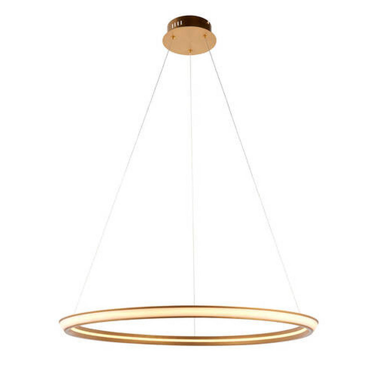 LED-HÄNGELEUCHTE Endon Silvina 75.5/155 cm   - Chromfarben/Goldfarben, Design, Metall (75.5/155cm) - ENDON