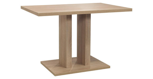 ESSTISCH rechteckig Sonoma Eiche  - Eichefarben/Sonoma Eiche, Natur, Holzwerkstoff (120/80/77cm) - Cantus