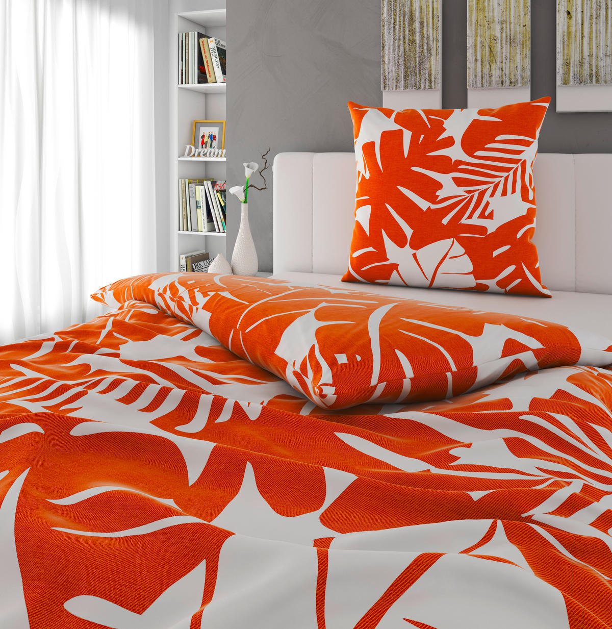 BETTWÄSCHE Renforcé 135/200 cm  - Rot, Textil (135/200cm) - Esposa