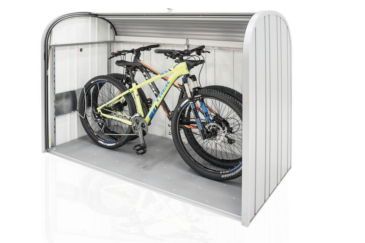 FAHRRADSTÄNDER 72/33/15 cm  - Alufarben, Design, Metall (72/33/15cm) - Biohort