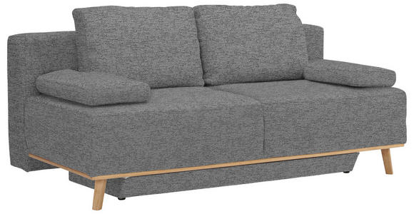 BOXSPRINGSOFA in Grau  - Grau, Design, Holz/Textil (203/97/107cm) - Dieter Knoll