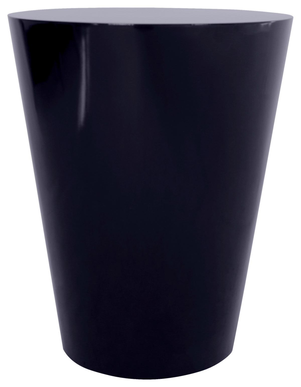 BEISTELLTISCH 40/40/51 cm Schwarz Hochglanz rund  - Schwarz Hochglanz, Design, Holzwerkstoff (40/40/51cm) - Stylife