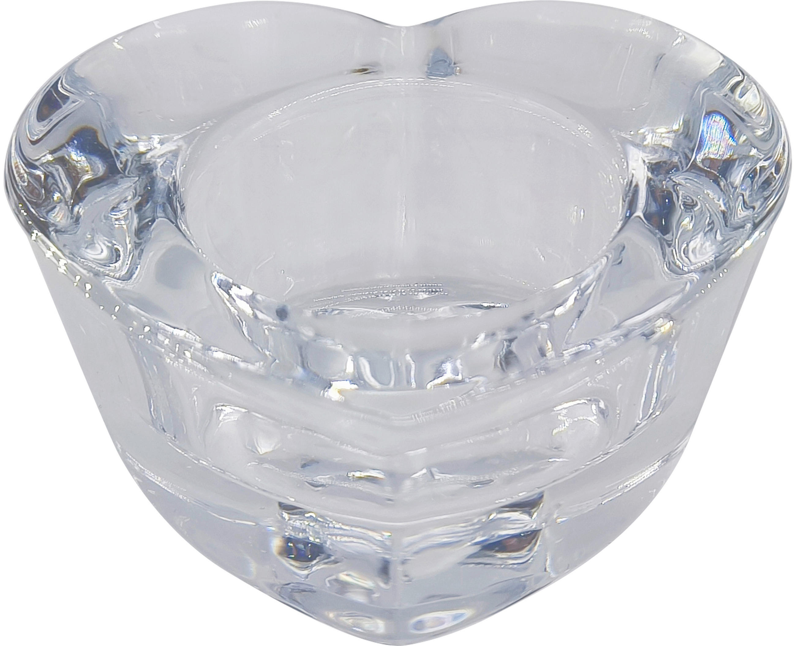 SKL. SVIETNIK NA ČAJ. SVIEČKU  sklo - číra, Basics, sklo (8/4cm) - Ambia Home