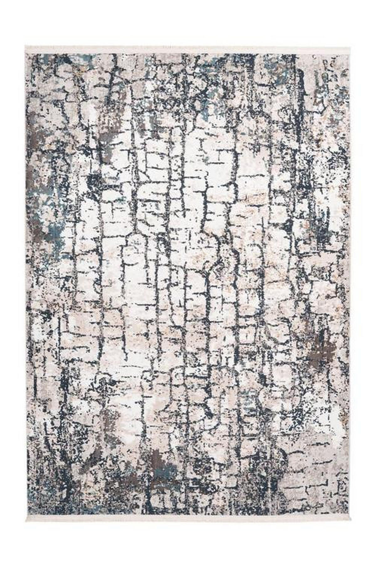 VINTAGE-TEPPICH 120/180 cm Akropolis Blau, Grau  - Blau/Grau, Design, Textil (120/180cm) - Kayoom