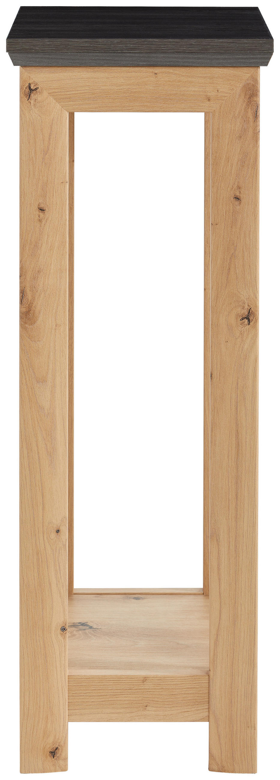 BLUMENSTÄNDER Holzwerkstoff - Dunkelgrau/Eiche Artisan, LIFESTYLE, Holzwerkstoff (30/85/30cm) - Xora