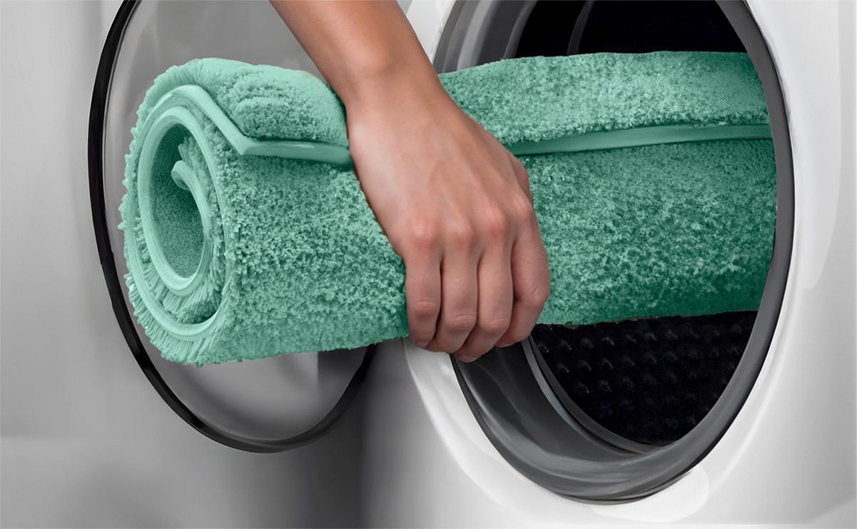 BADEMATTE Grün 60/100 cm  - Grün, Basics, Kunststoff/Textil (60/100cm) - Grund