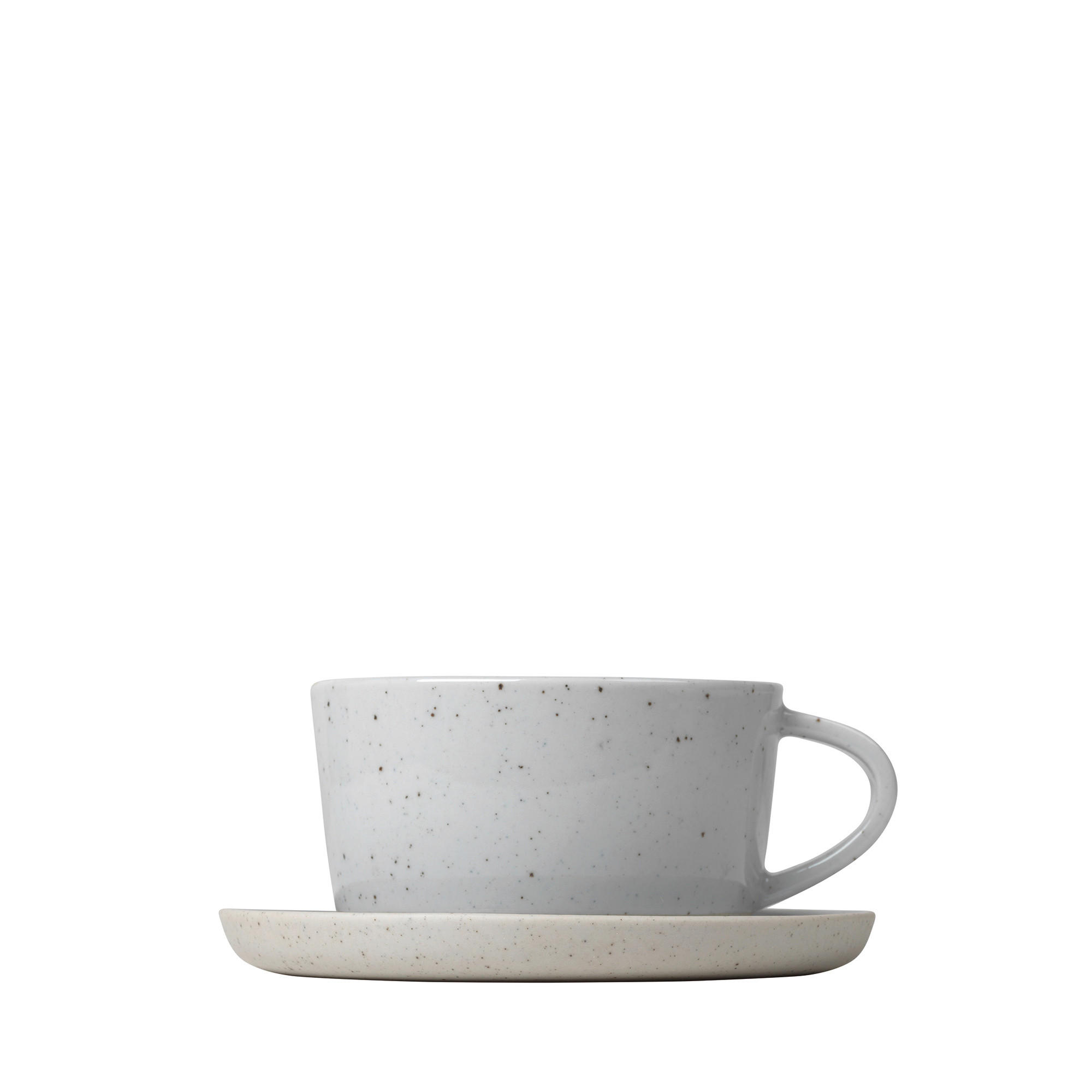 TASSENSET 4-teilig Keramik Grau, Beige  - Beige/Grau, Design, Keramik (8,5/5,5cm) - Blomus
