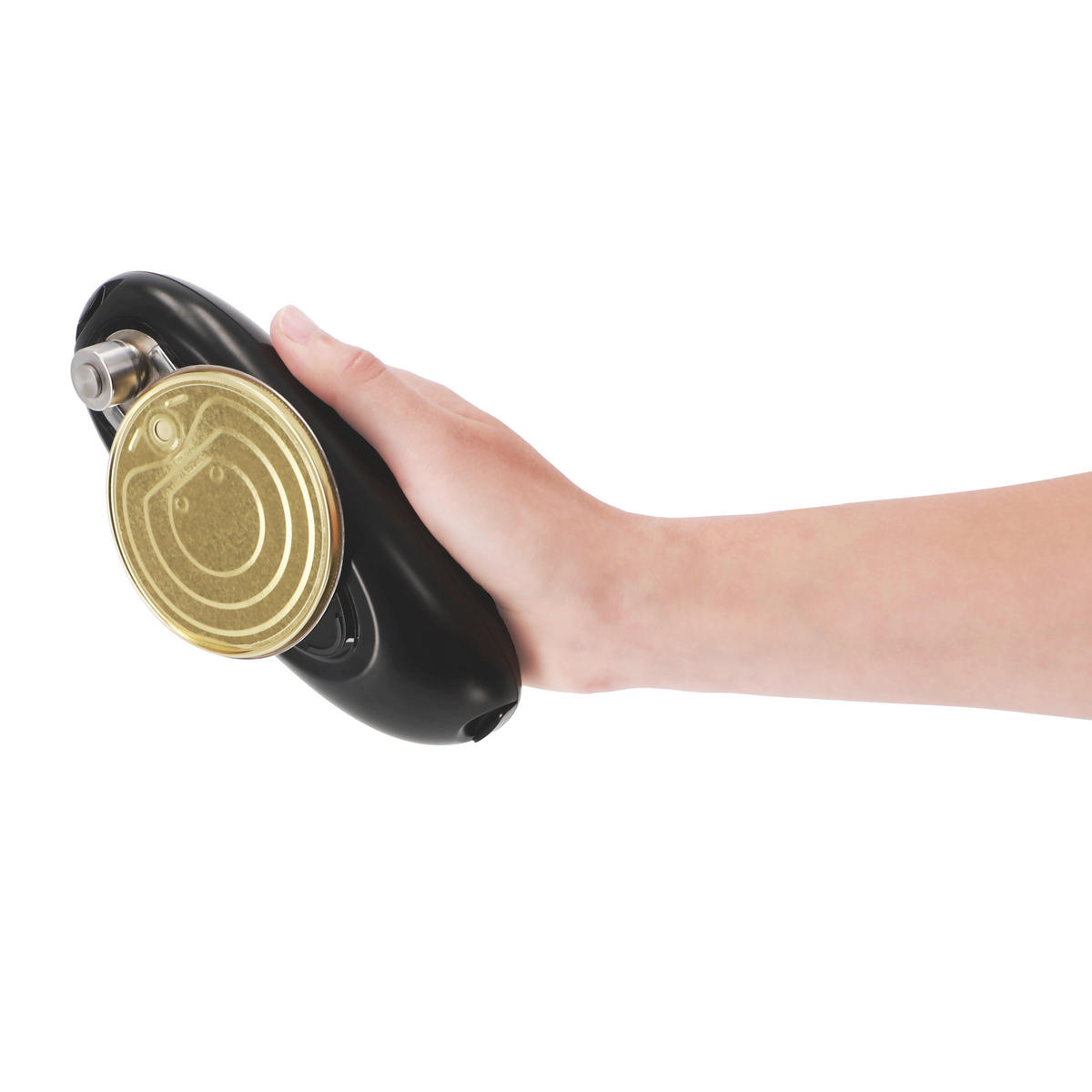 DOSENÖFFNER  - Schwarz, Basics, Kunststoff/Metall (17,7/6,8/6,5cm)