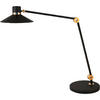 LED-SCHREIBTISCHLEUCHTE Panarea 78/85 cm   - Goldfarben/Schwarz, Basics, Metall (78/85cm) - Fabas Luce